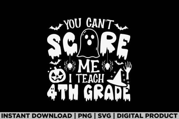 4th Grade Halloween Teacher Spooky Shirt: A Must-Have Graphic