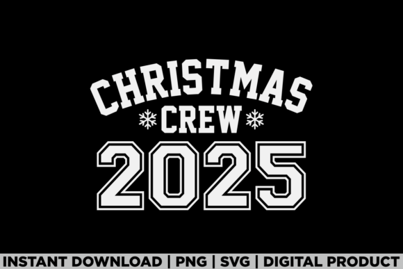 Christmas Crew 2025: A Perfect Fit for Family T-Shirt Designs