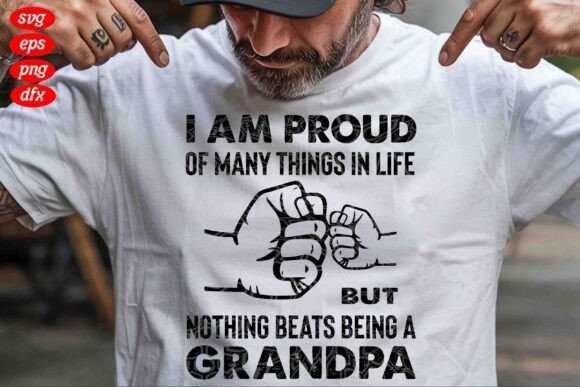 Heartwarming Grandpa SVG for T-Shirt Designs and Graphics