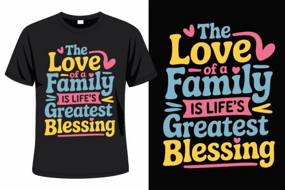 Love of the Family: A Versatile Graphics and T-Shirt Designs Asset