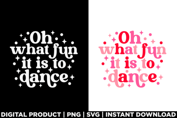 Oh What Fun It is to Dance Christmas Tee: A Graphics Gem for T-Shirt Designs