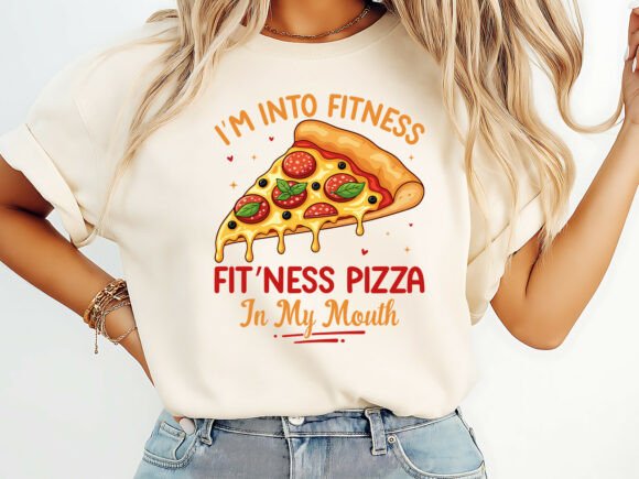 Pizza Fitness Lover Gift Funny T-Shirt