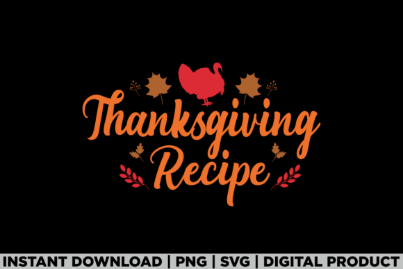 Thanksgiving Recipe Turkey Autumn Tee